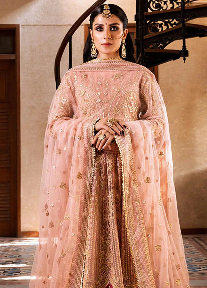 Jahan By Erum Khan Embroidered Net Suit Unstitched 3 Piece Suit EK24JV1 Kanwal - Formals Collection