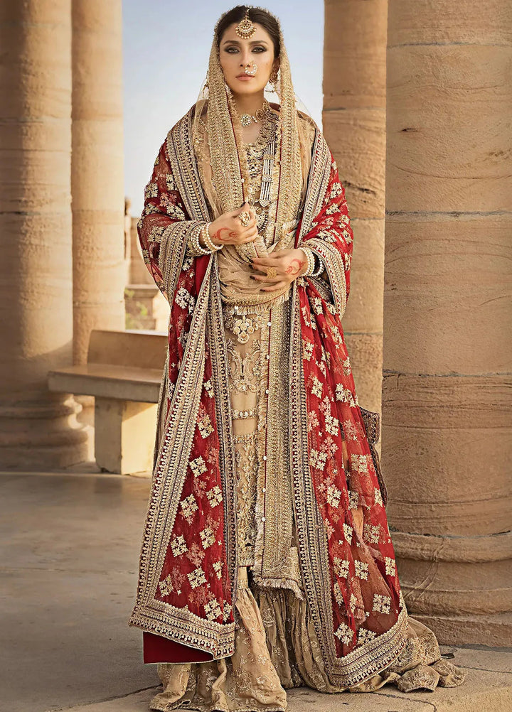 Jahan By Erum Khan Embroidered Net Suit Unstitched 4 Piece EK24JV2 Noorie - Formals Collection