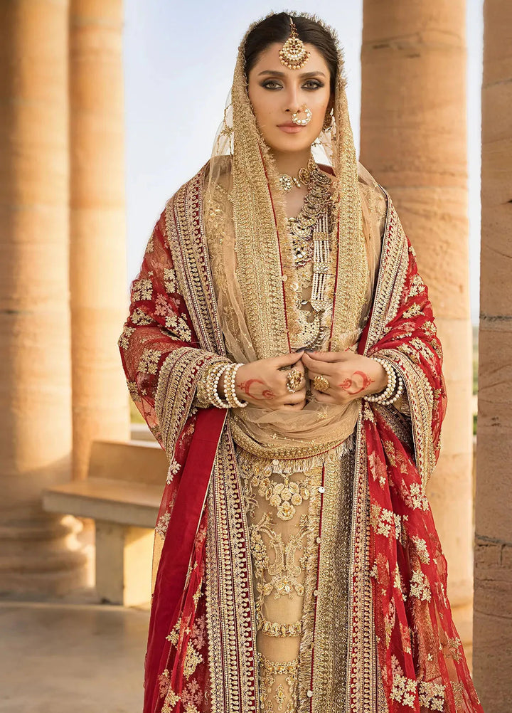 Jahan By Erum Khan Embroidered Net Suit Unstitched 4 Piece EK24JV2 Noorie - Formals Collection