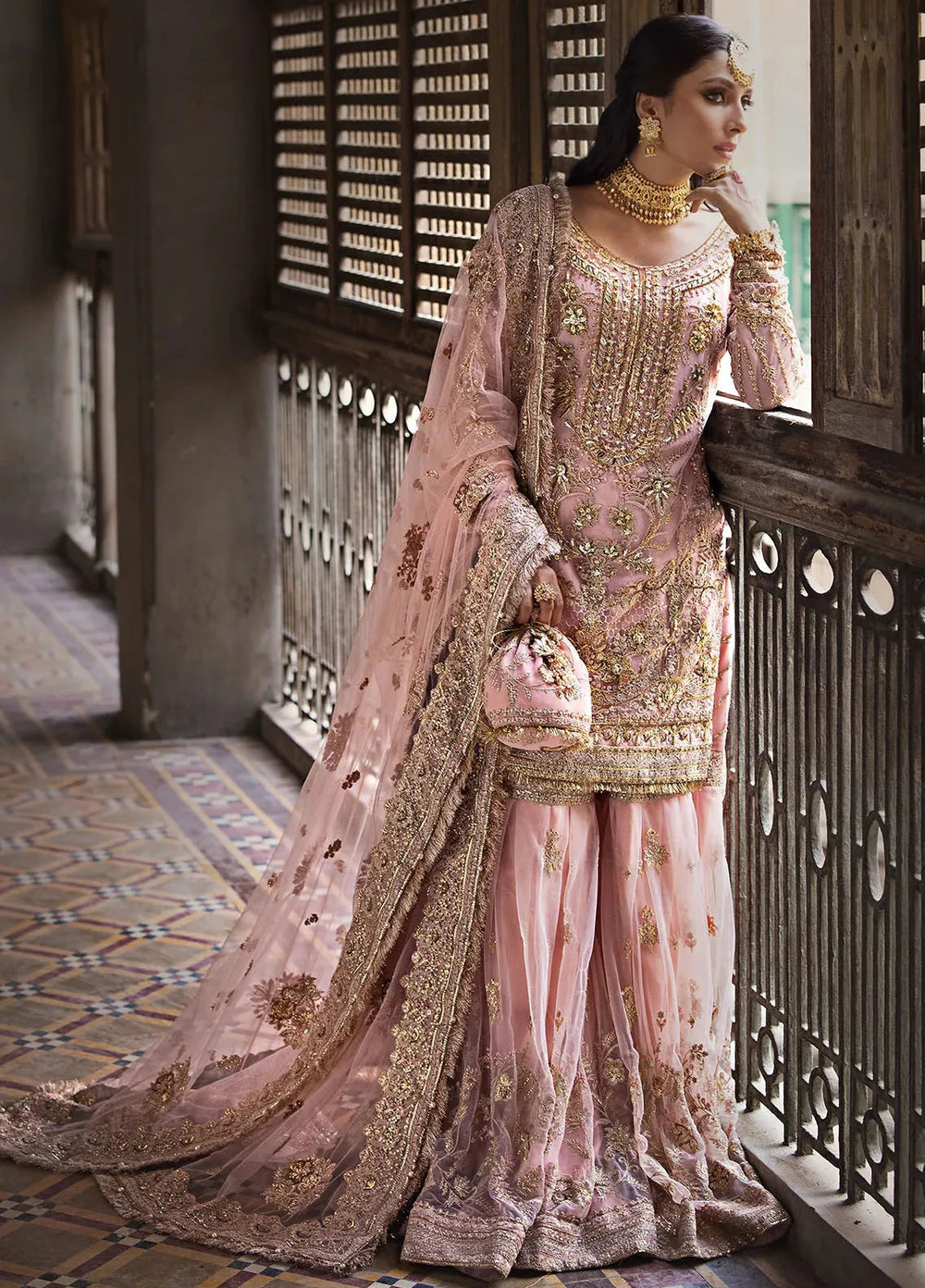 Jahan By Erum Khan Embroidered Net Suit Unstitched 4 Piece EK24JV2 Sahiba - Formals Collection