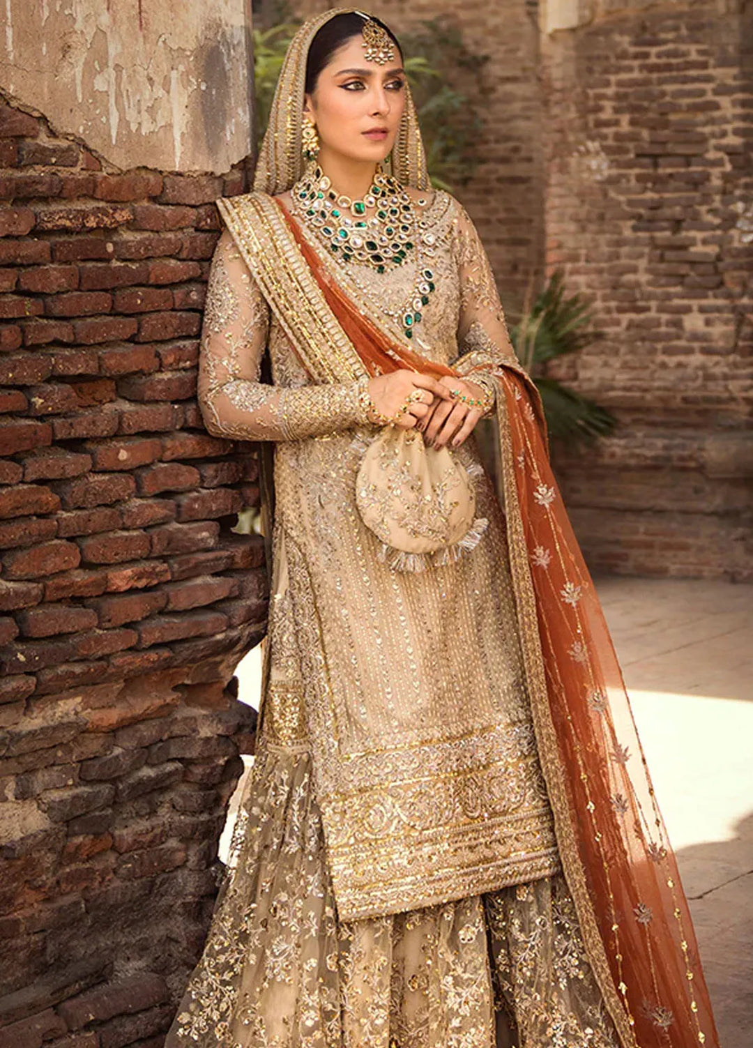 Jahan By Erum Khan Embroidered Net Suit Pret 4 Piece EK24JV3 Farida - Formals Collection