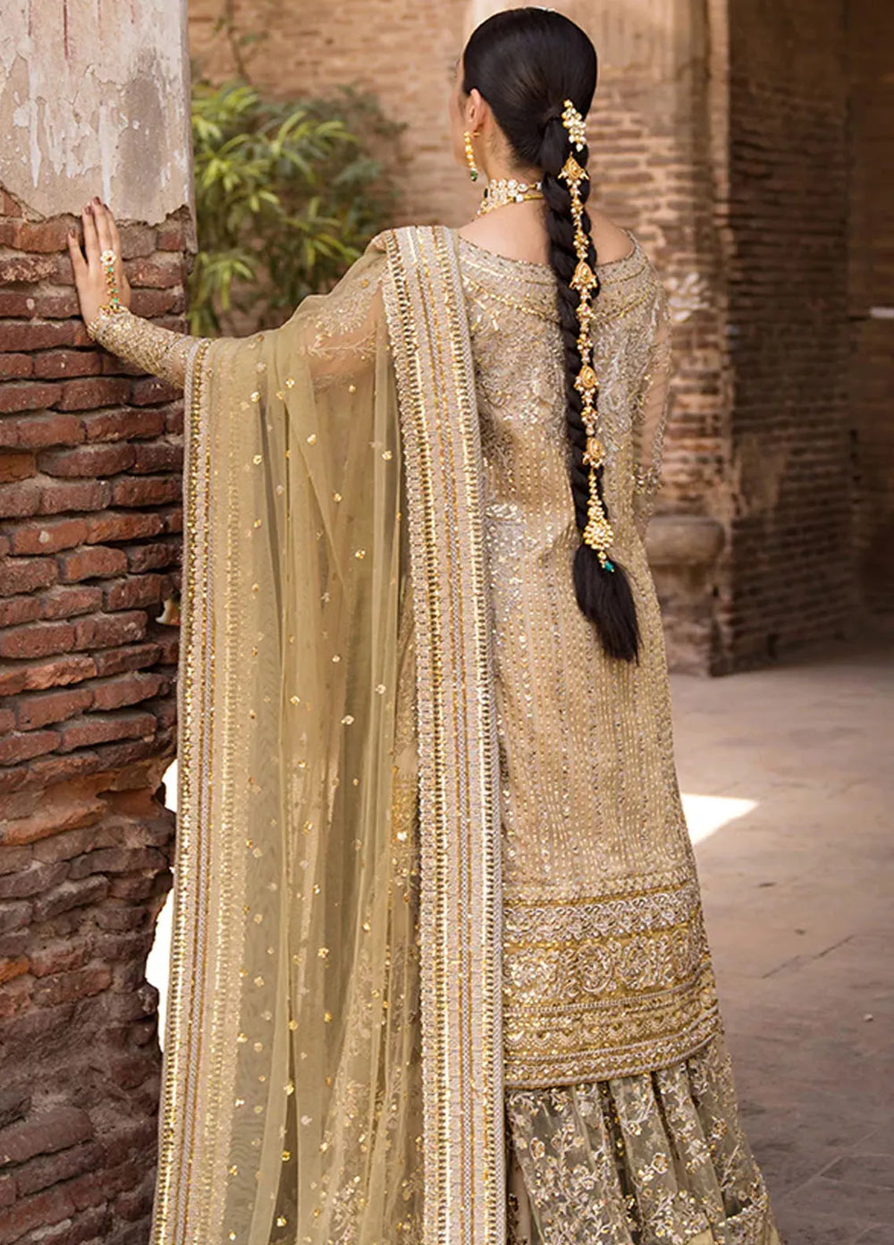 Jahan By Erum Khan Embroidered Net Suit Pret 4 Piece EK24JV3 Farida - Formals Collection