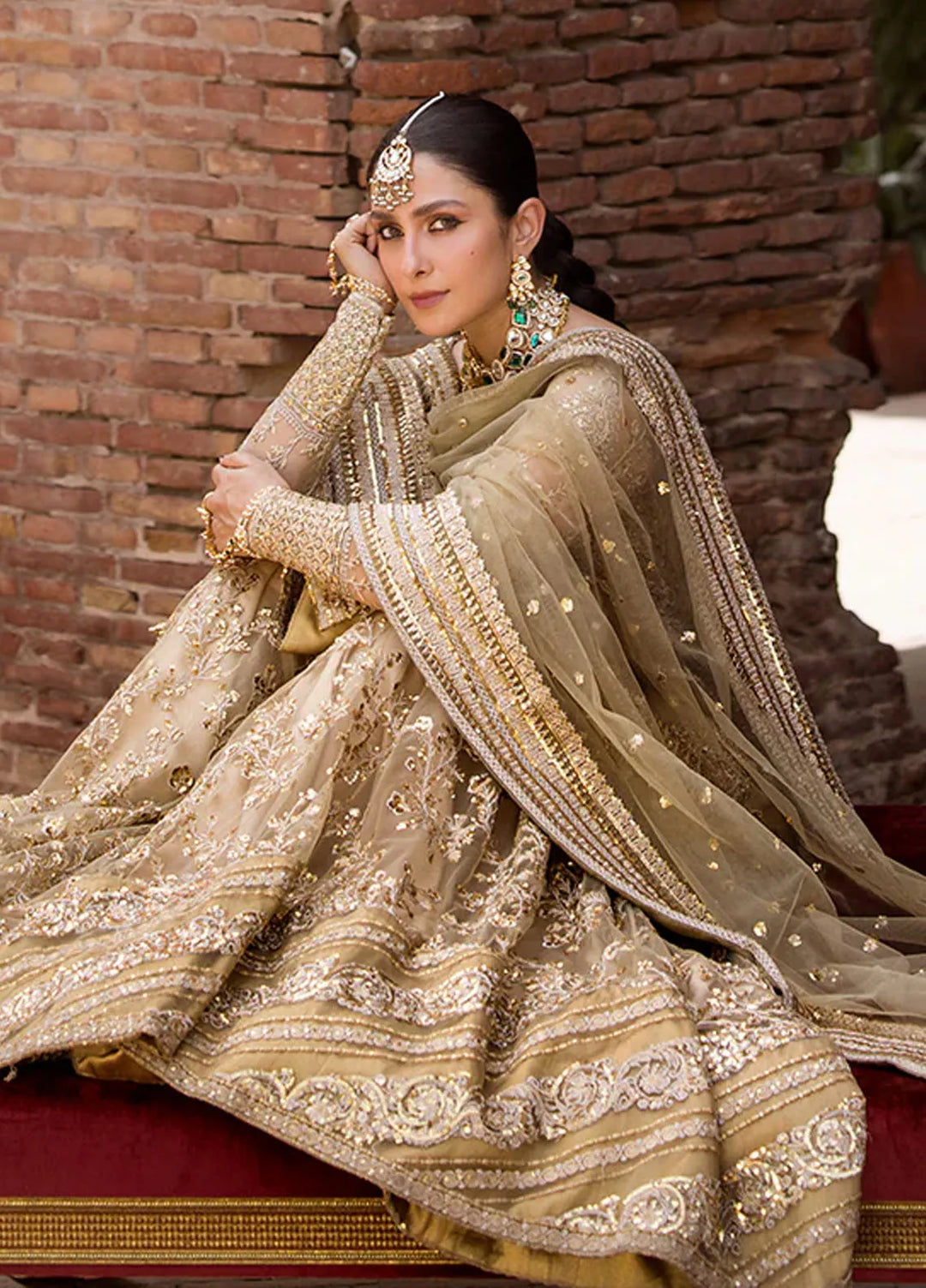 Jahan By Erum Khan Embroidered Net Suit Pret 4 Piece EK24JV3 Farida - Formals Collection