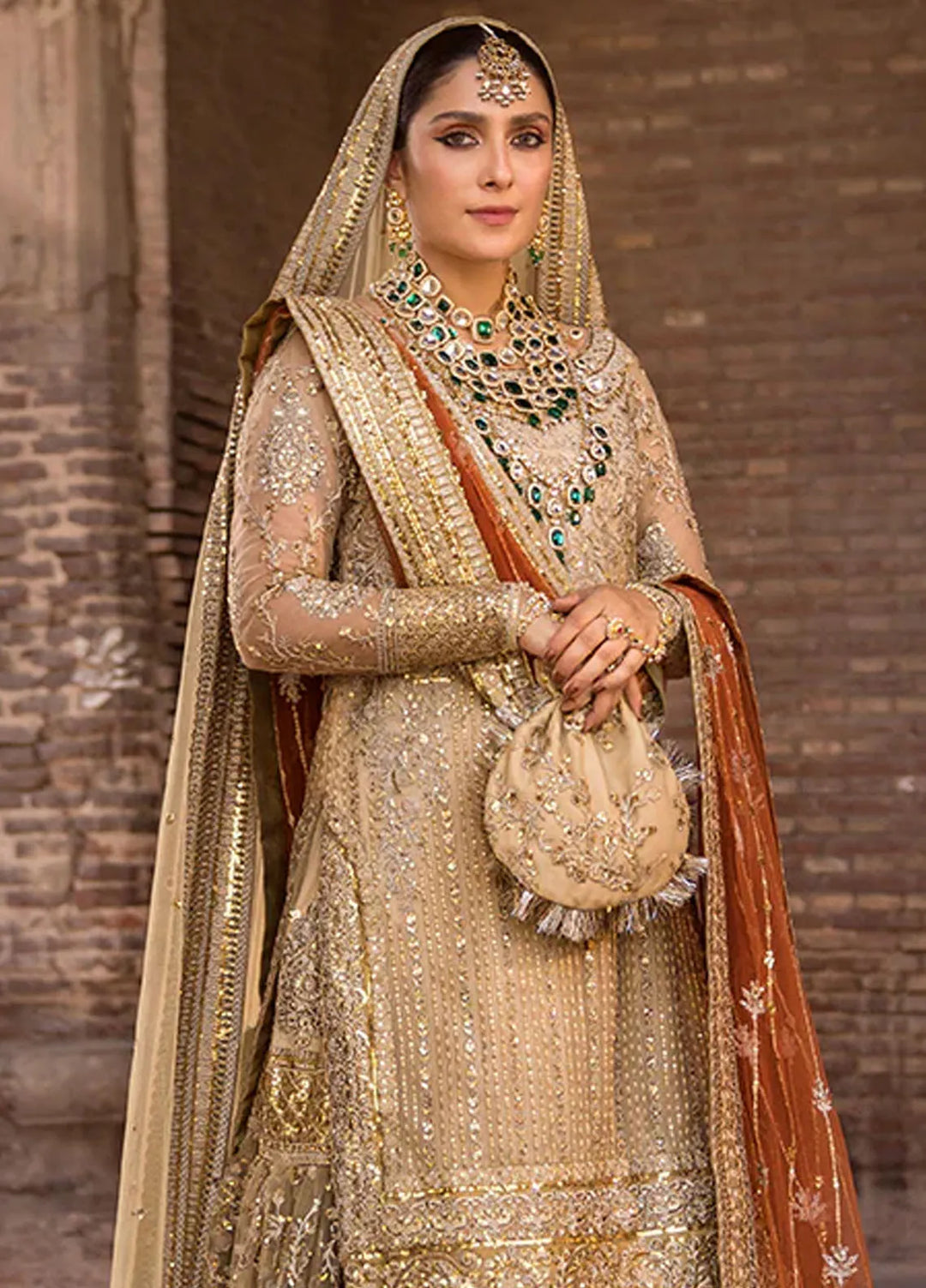 Jahan By Erum Khan Embroidered Net Suit Pret 4 Piece EK24JV3 Farida - Formals Collection