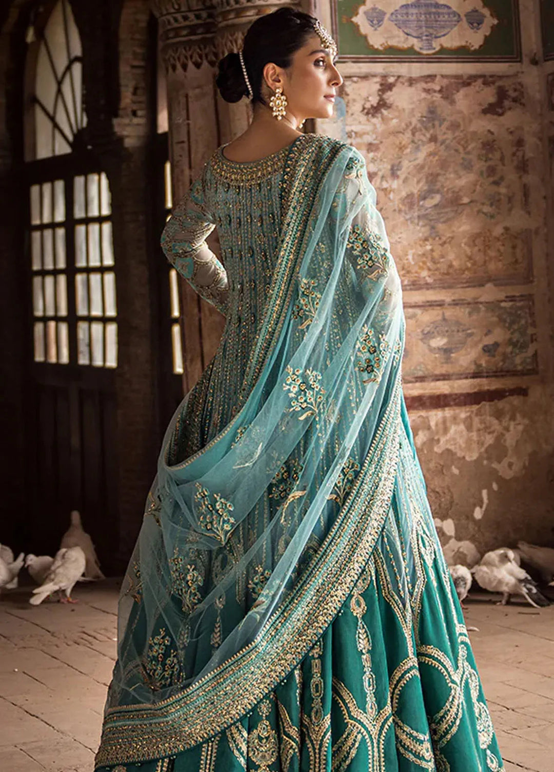 Jahan By Erum Khan Embroidered Net Suit Unstitched 4 Piece EK24JV3 Feroza - Formals Collection