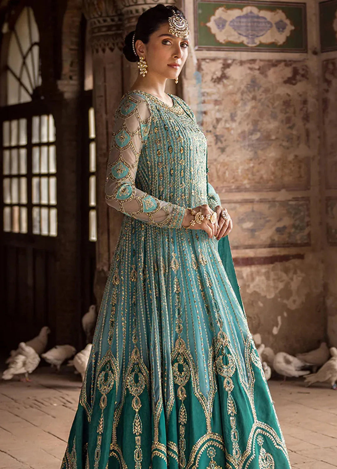 Jahan By Erum Khan Embroidered Net Suit Unstitched 4 Piece EK24JV3 Feroza - Formals Collection