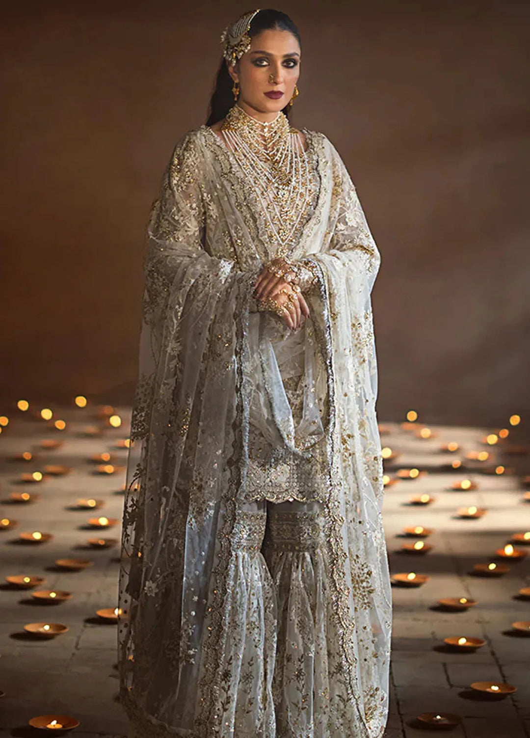 Jahan By Erum Khan Embroidered Net Suit Unstitched 4 Piece EK24JV3 Mastani - Formals Collection