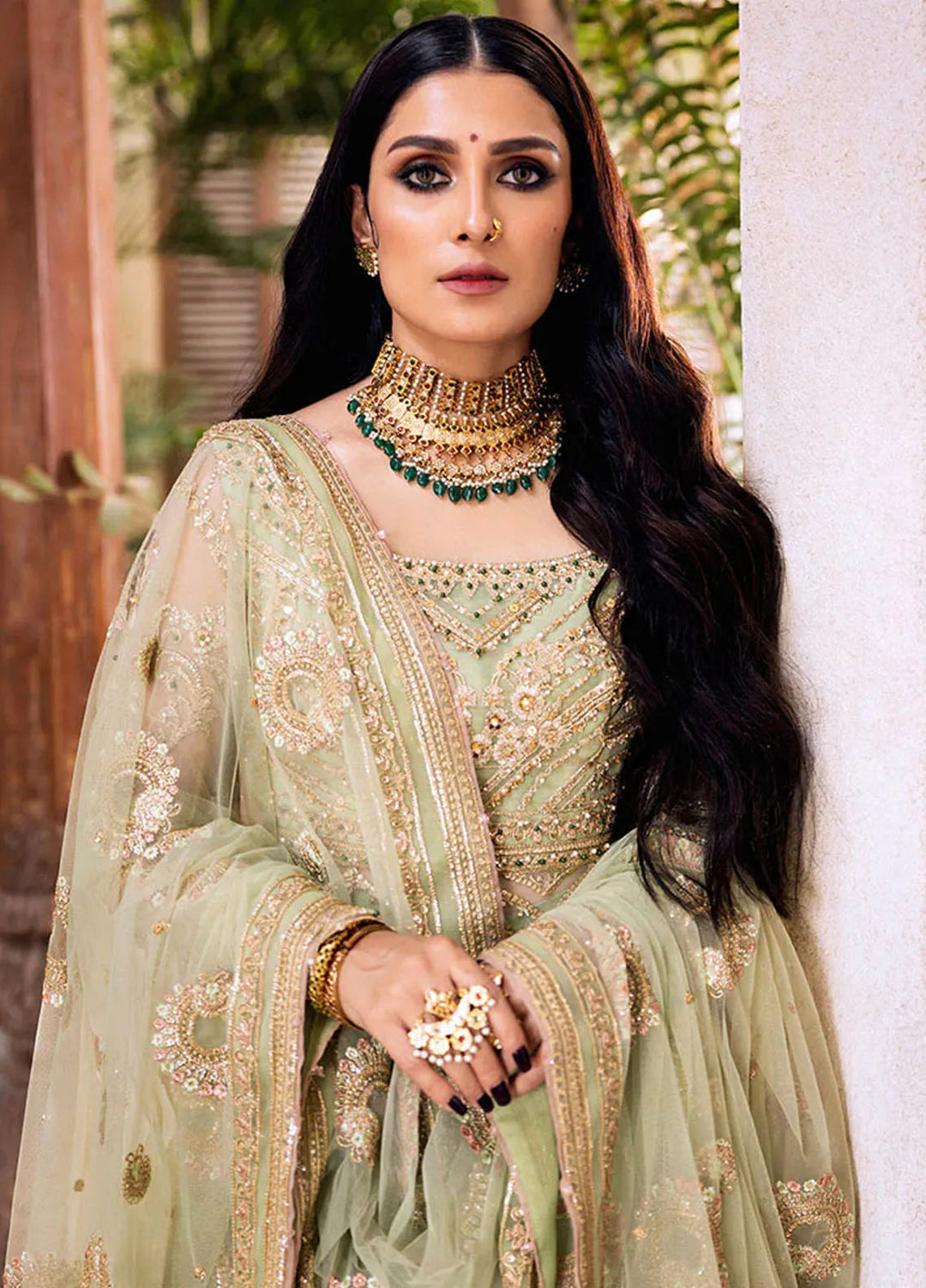 Jahan By Erum Khan Embroidered Net Suit Unstitched 4 Piece Suit EK24JV1 Roopa - Formals Collection