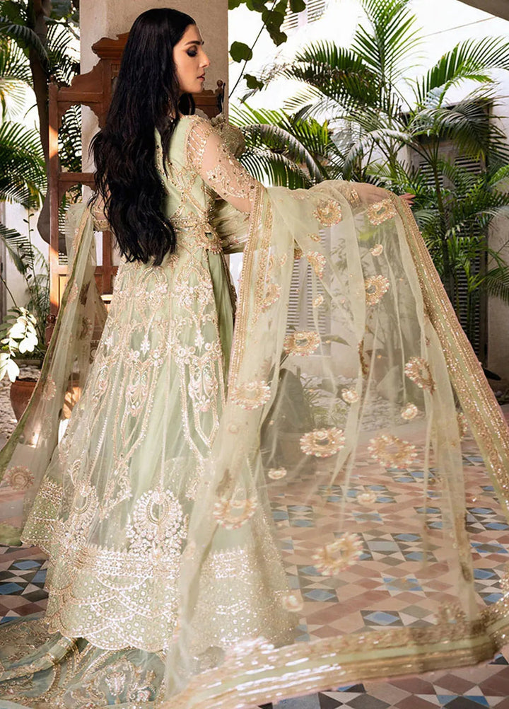 Jahan By Erum Khan Embroidered Net Suit Unstitched 4 Piece Suit EK24JV1 Roopa - Formals Collection