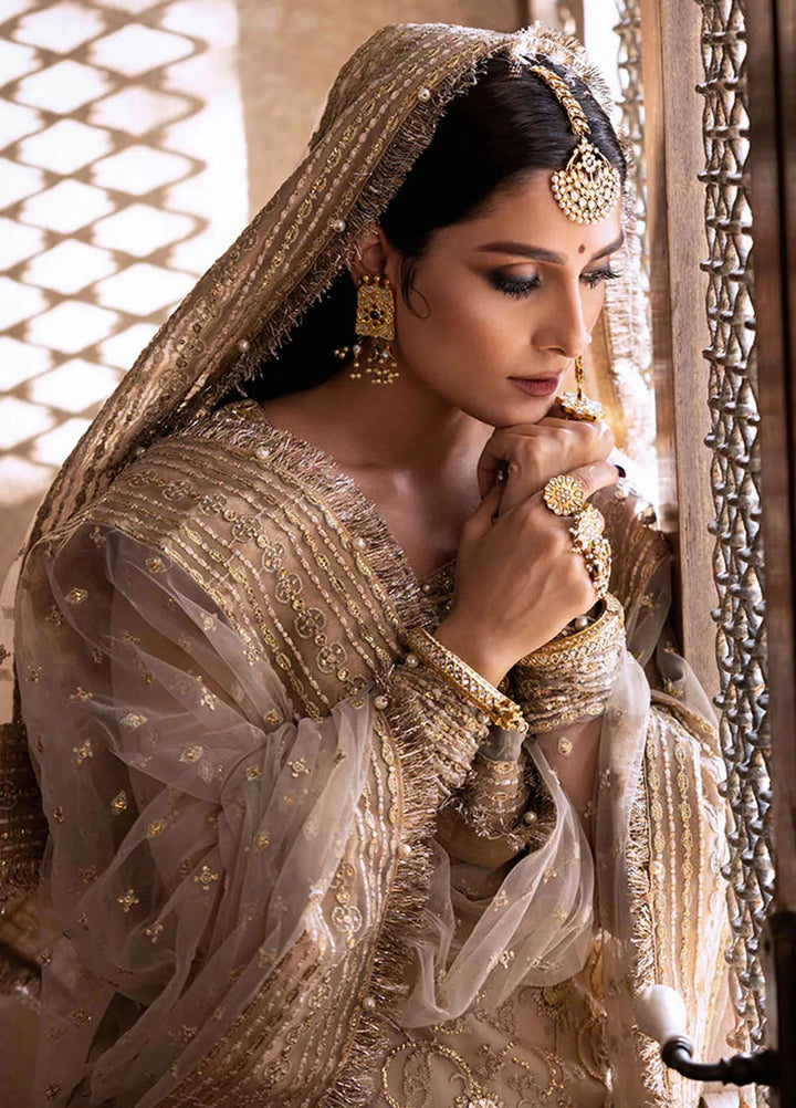 Jahan By Erum Khan Embroidered Net Suit Unstitched 4 Piece Suit EK24JV1 Umrao Jaan - Formals Collection