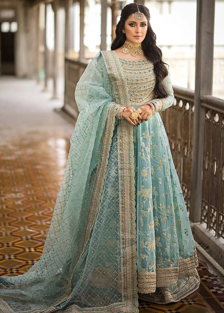 Jahan By Erum Khan Embroidered Organza Suit Unstitched 4 Piece EK24JV2 Shahbano - Formals Collection