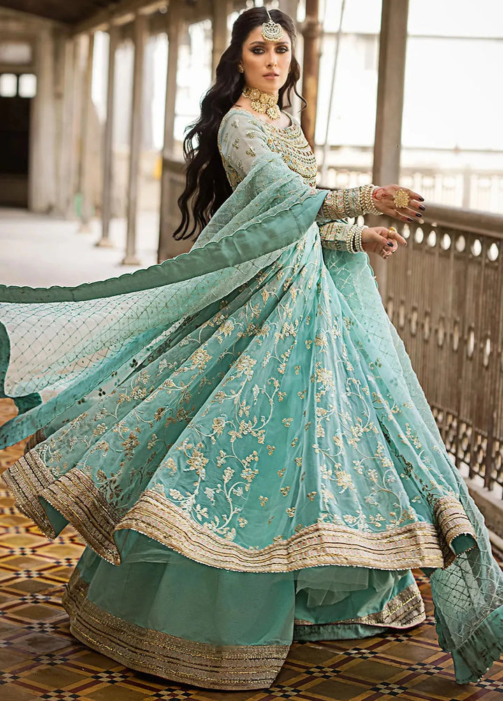 Jahan By Erum Khan Embroidered Organza Suit Unstitched 4 Piece EK24JV2 Shahbano - Formals Collection