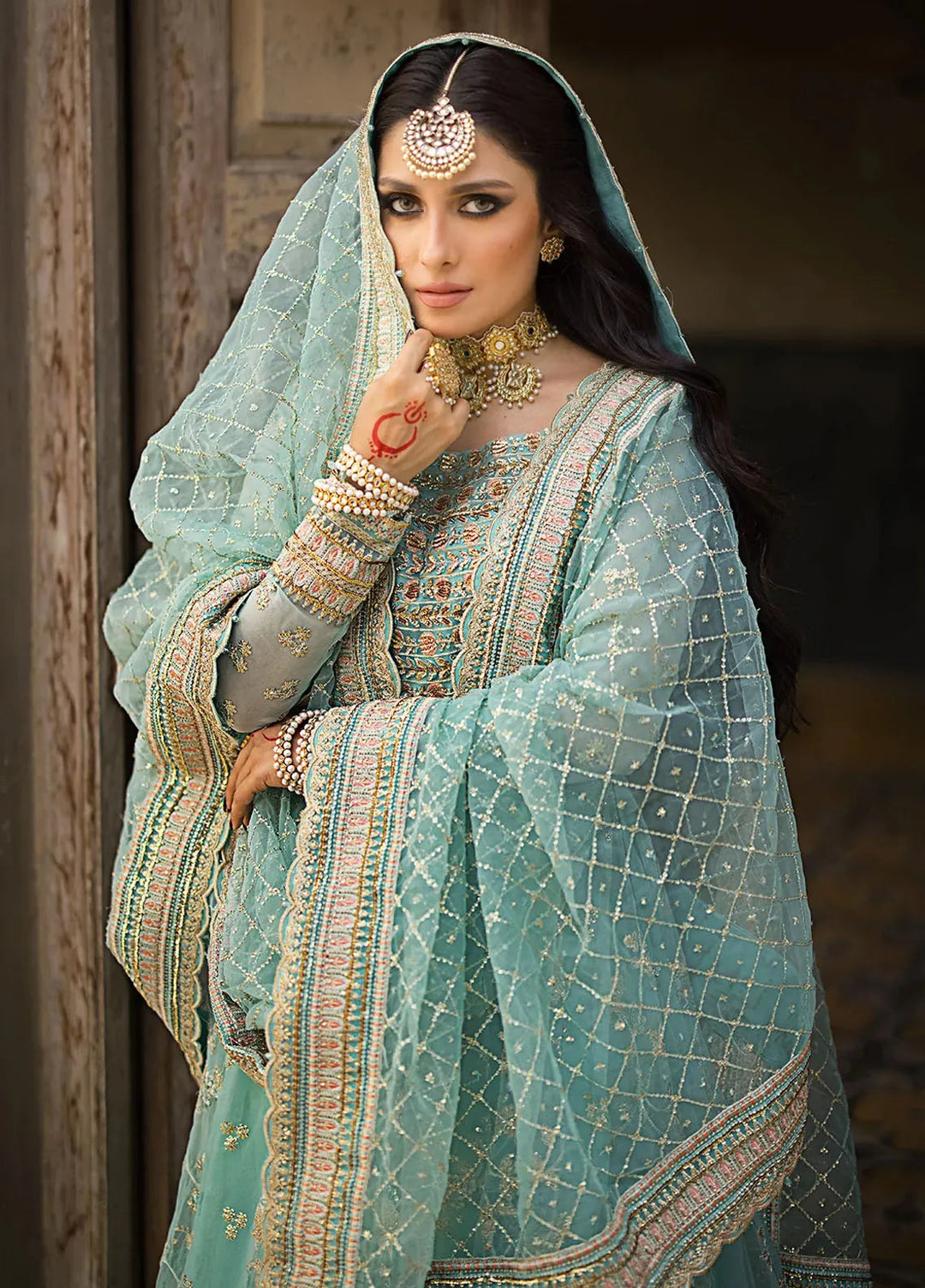 Jahan By Erum Khan Embroidered Organza Suit Unstitched 4 Piece EK24JV2 Shahbano - Formals Collection