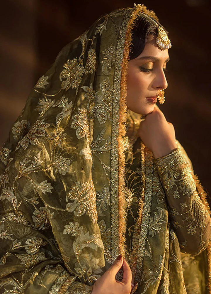 Jahan By Erum Khan Embroidered Organza Suit Unstitched 4 Piece EK24JV3 Malika Jan - Formals Collection