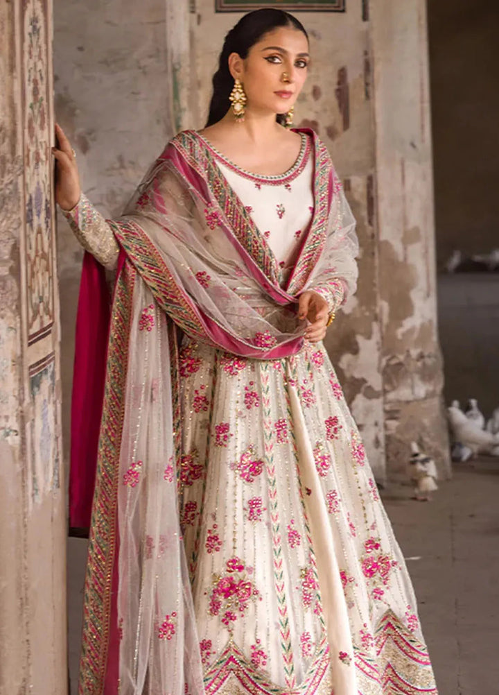 Jahan By Erum Khan Embroidered Organza Suit Unstitched 4 Piece EK24JV3 Paro - Formals Collection
