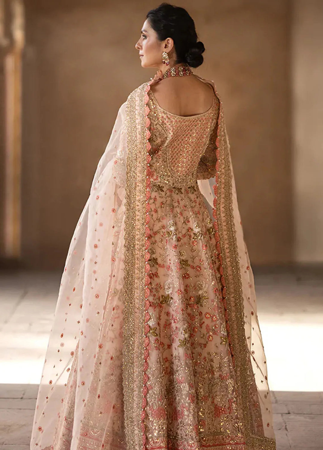 Jahan By Erum Khan Embroidered Organza Suit Unstitched 4 Piece EK24JV3 Zohra - Formals Collection