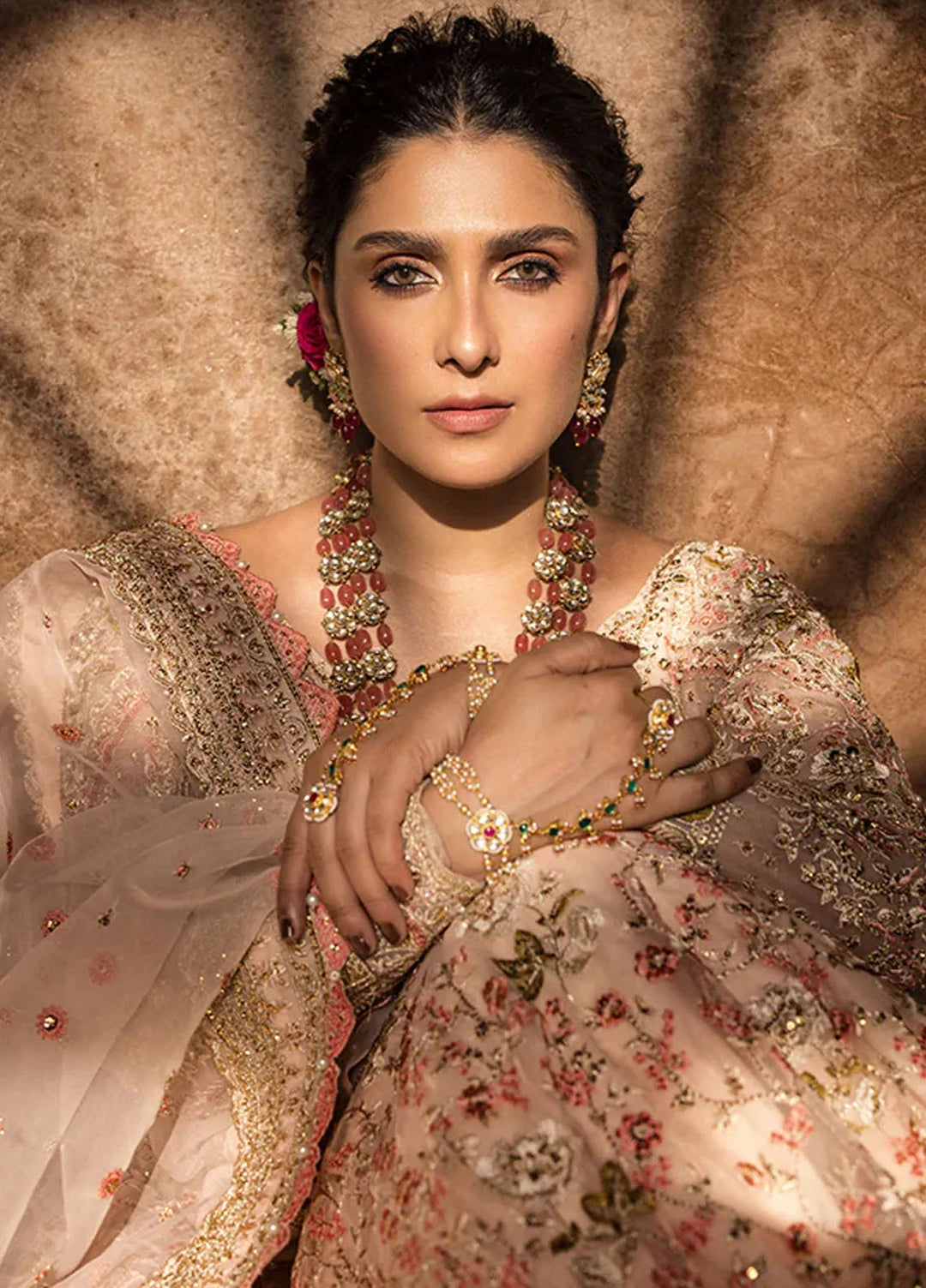 Jahan By Erum Khan Embroidered Organza Suit Unstitched 4 Piece EK24JV3 Zohra - Formals Collection