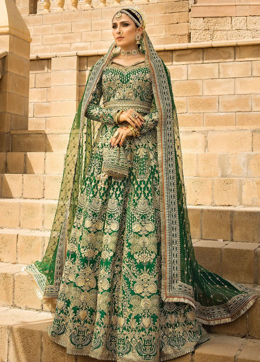 Jahan By Erum Khan Embroidered Raw Silk Suit Unstitched 2 Piece EK24JV2 Pakeezah - Formals Collection