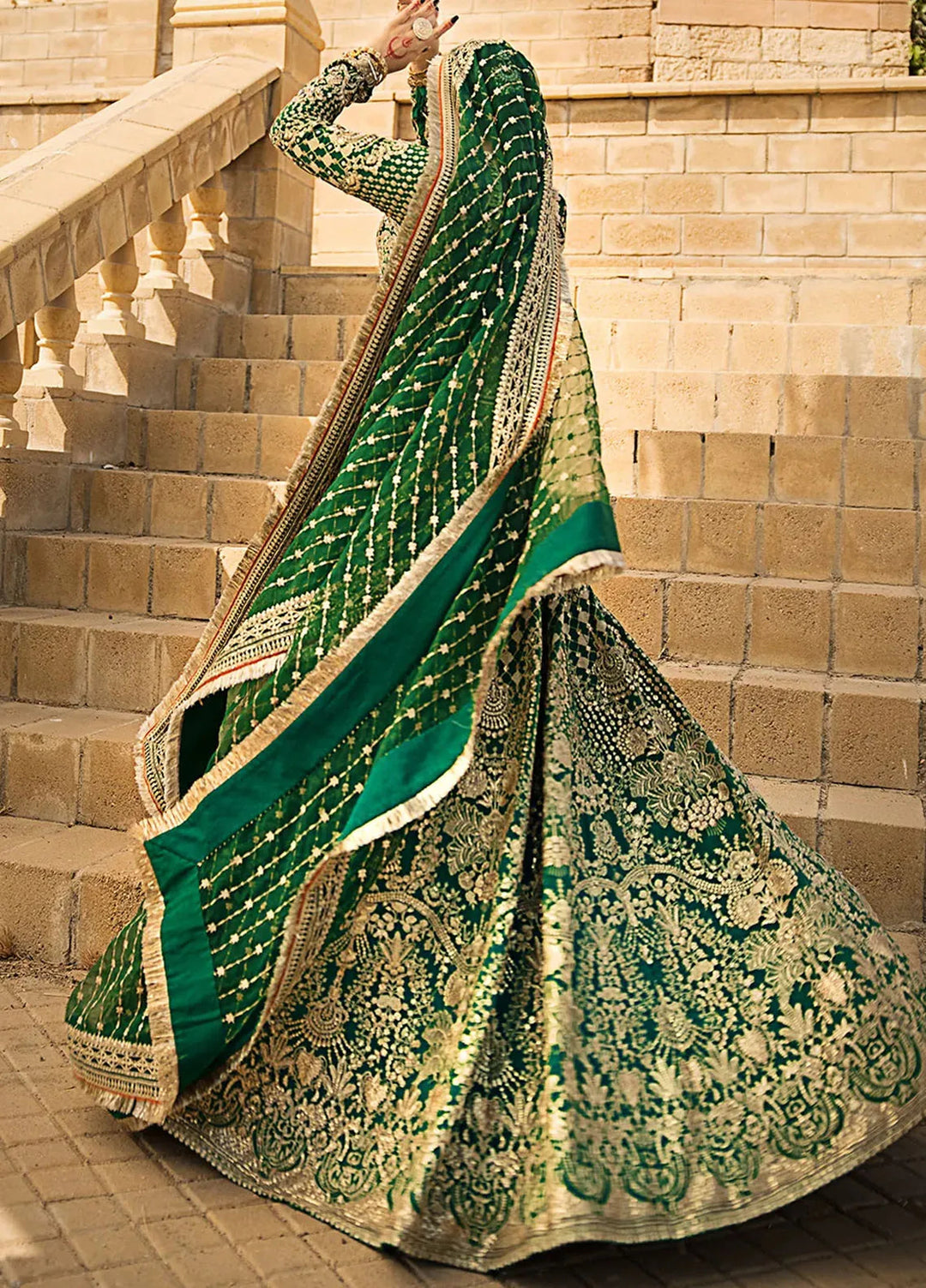 Jahan By Erum Khan Embroidered Raw Silk Suit Unstitched 2 Piece EK24JV2 Pakeezah - Formals Collection