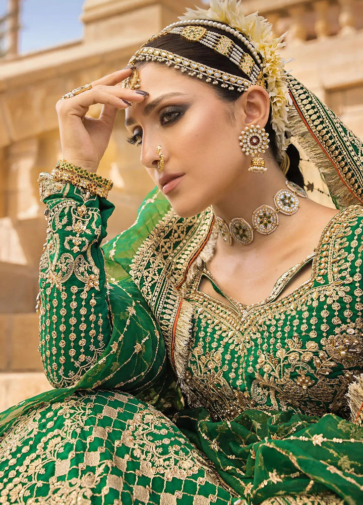 Jahan By Erum Khan Embroidered Raw Silk Suit Unstitched 2 Piece EK24JV2 Pakeezah - Formals Collection