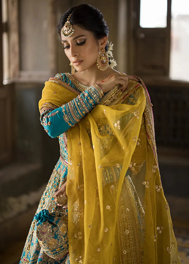 Jahan By Erum Khan Embroidered Raw Silk Suit Unstitched 3 Piece EK24JV2 Mehrunisa - Formals Collection