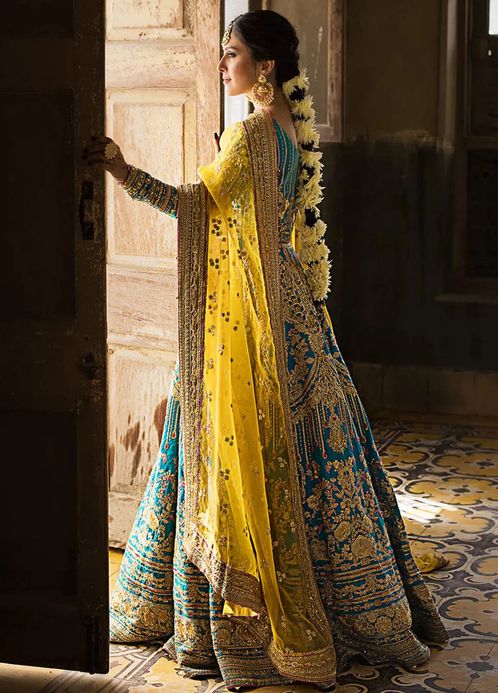 Jahan By Erum Khan Embroidered Raw Silk Suit Unstitched 3 Piece EK24JV2 Mehrunisa - Formals Collection