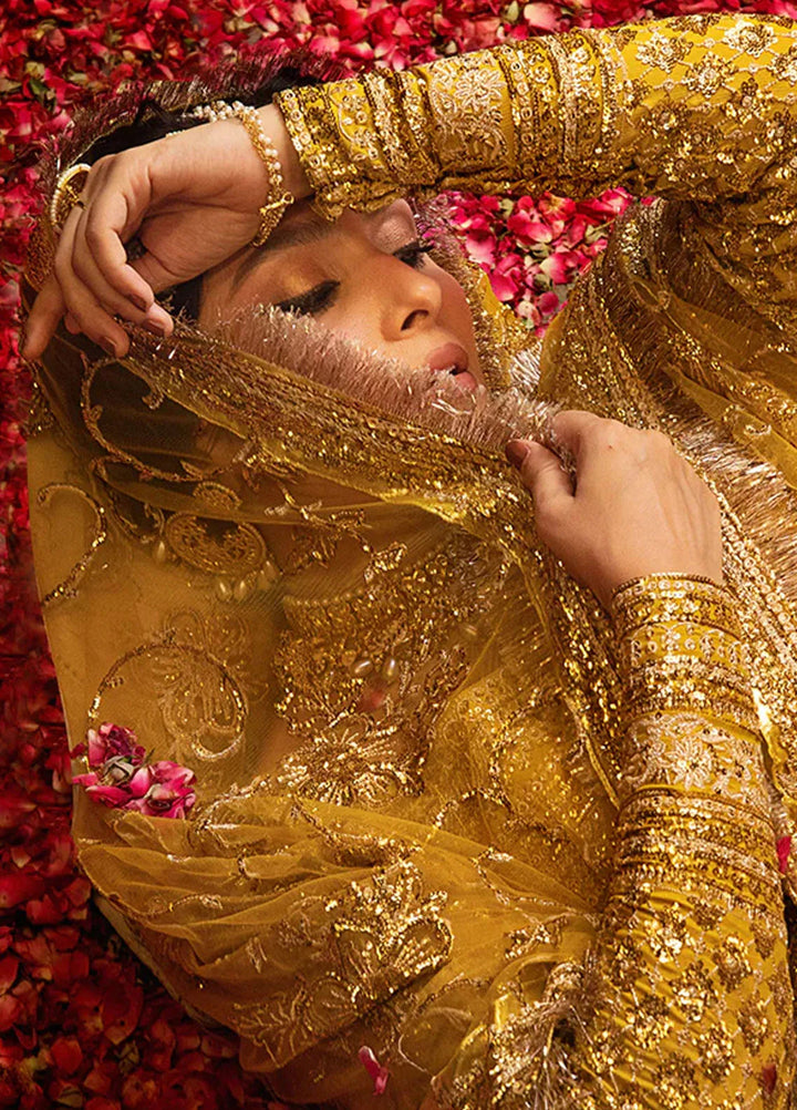 Jahan By Erum Khan Embroidered Raw Silk Suit Unstitched 3 Piece EK24JV3 Maharani - Formals Collection