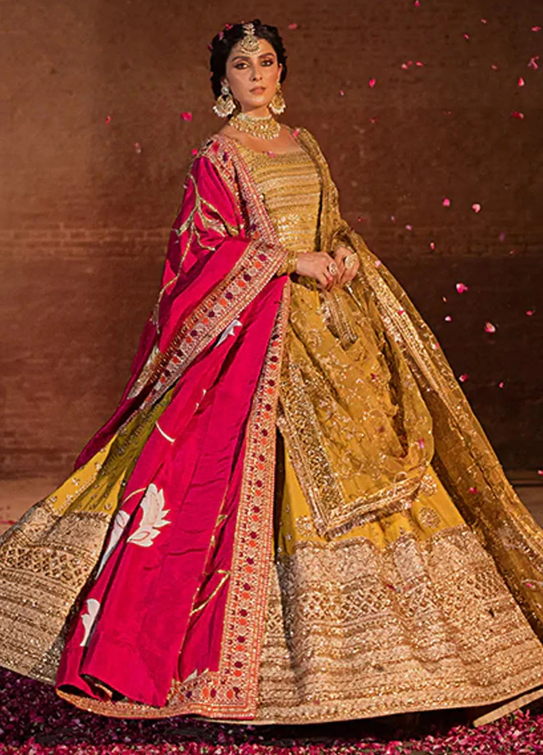 Jahan By Erum Khan Embroidered Raw Silk Suit Unstitched 3 Piece EK24JV3 Maharani - Formals Collection