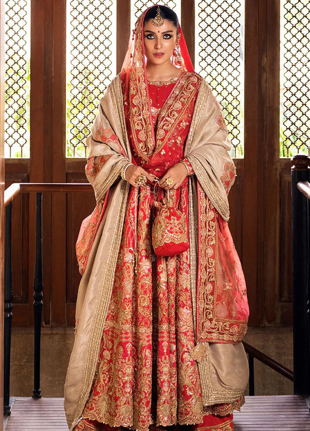 Jahan By Erum Khan Embroidered Raw Silk Suit Unstitched 3 Piece Suit EK24JV1 Rani - Formals Collection