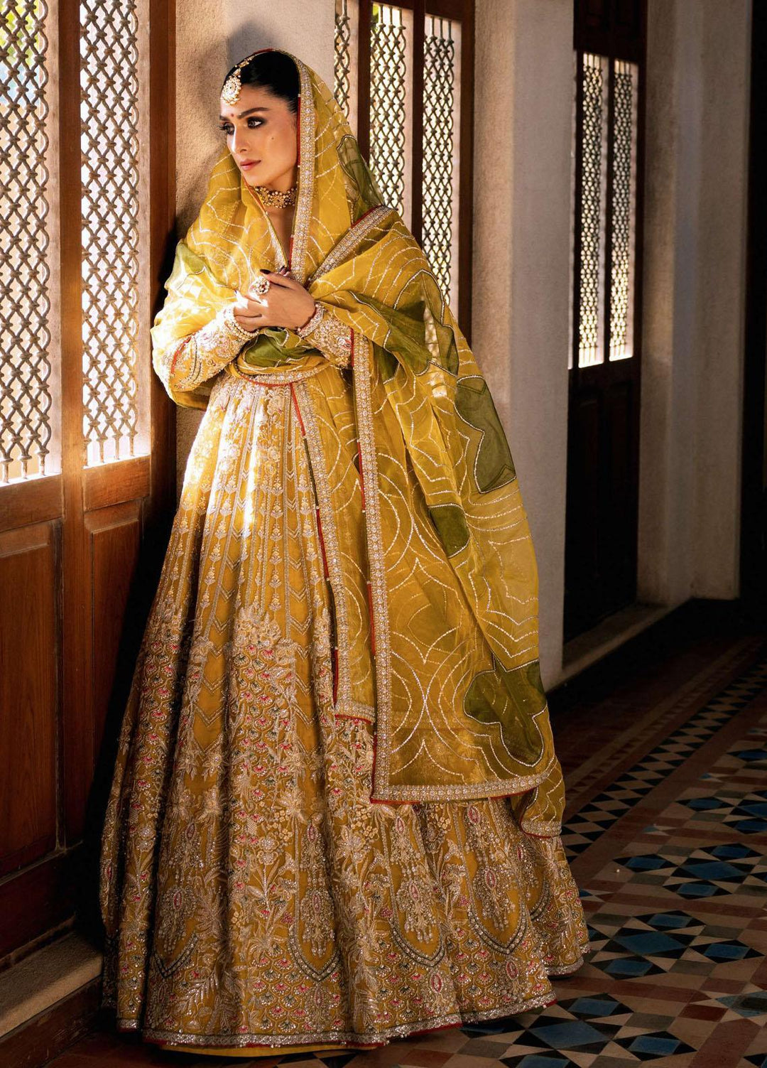 Jahan By Erum Khan Embroidered  Suits Unstitched 3 Piece EK22J Sooraj Mukhi - Wedding Collection