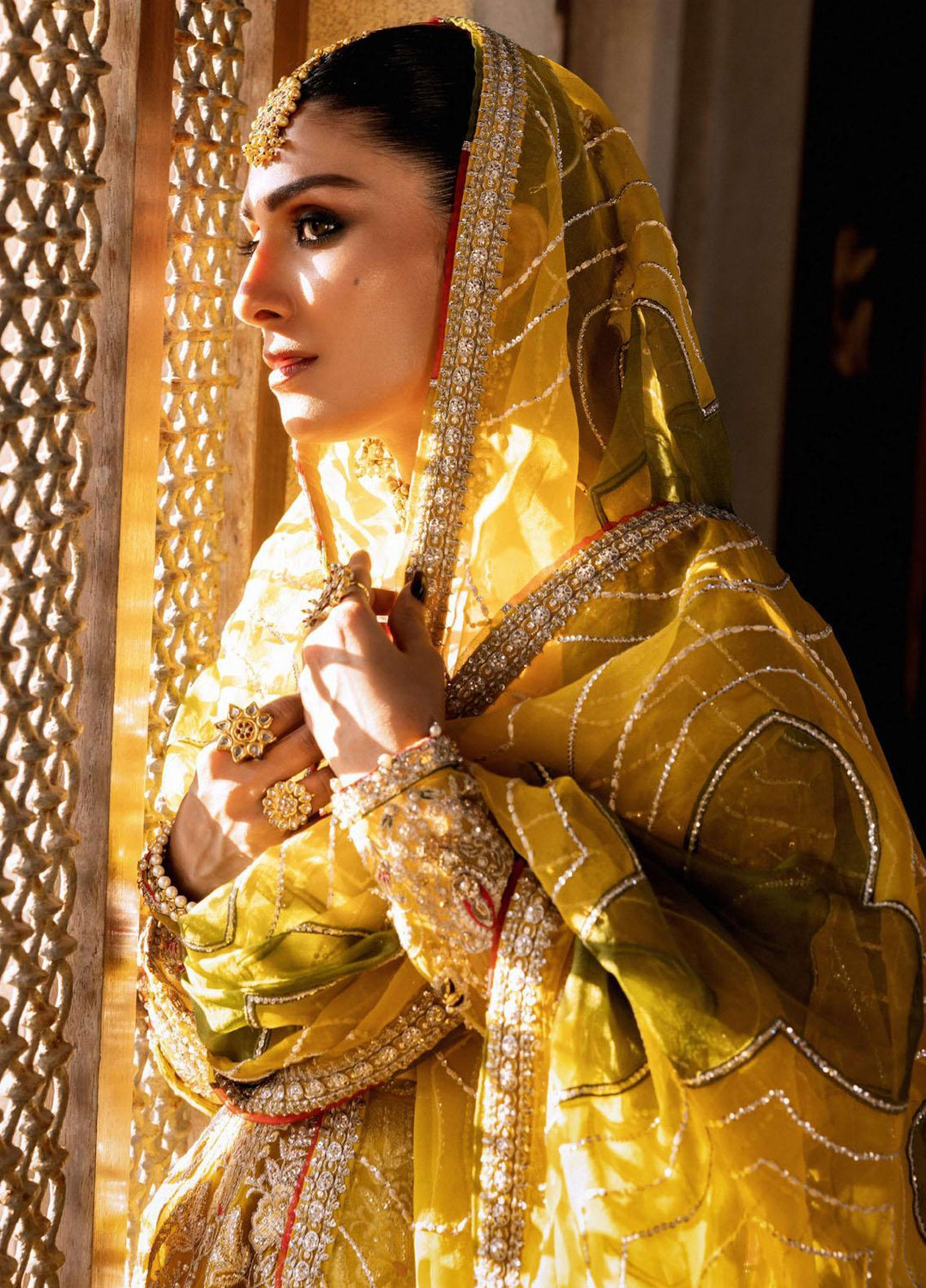 Jahan By Erum Khan Embroidered  Suits Unstitched 3 Piece EK22J Sooraj Mukhi - Wedding Collection