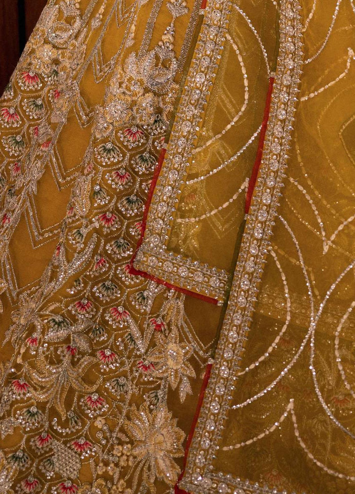 Jahan By Erum Khan Embroidered  Suits Unstitched 3 Piece EK22J Sooraj Mukhi - Wedding Collection