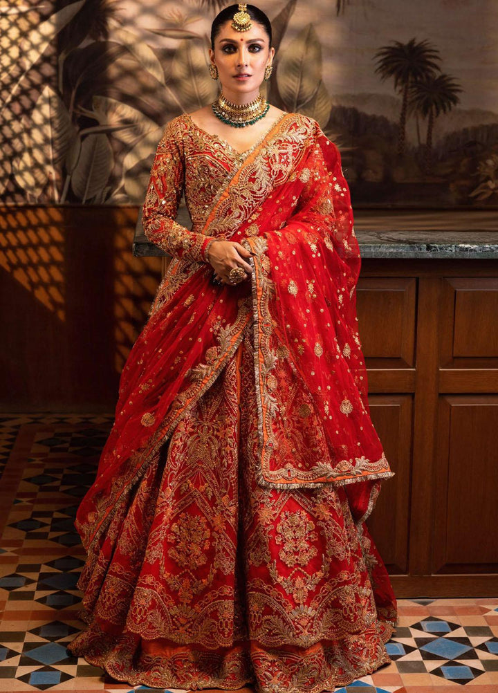 Jahan By Erum Khan Embroidered  Suits Unstitched 3 Piece EK22J Bano - Wedding Collection