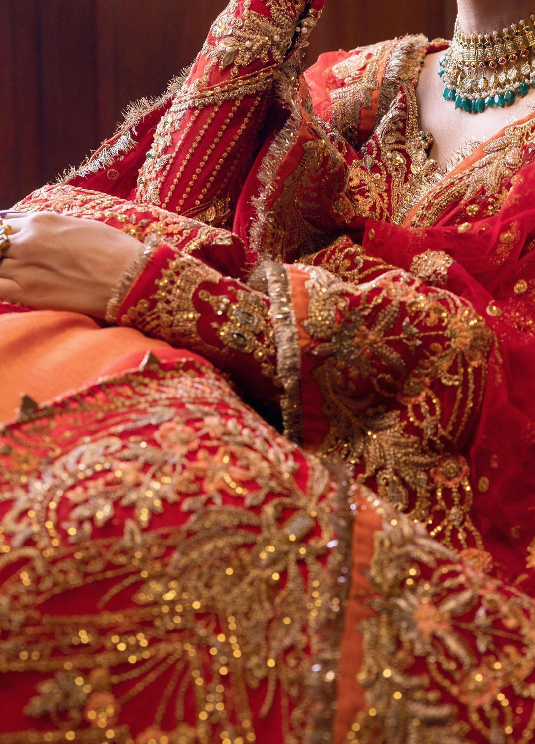 Jahan By Erum Khan Embroidered  Suits Unstitched 3 Piece EK22J Bano - Wedding Collection