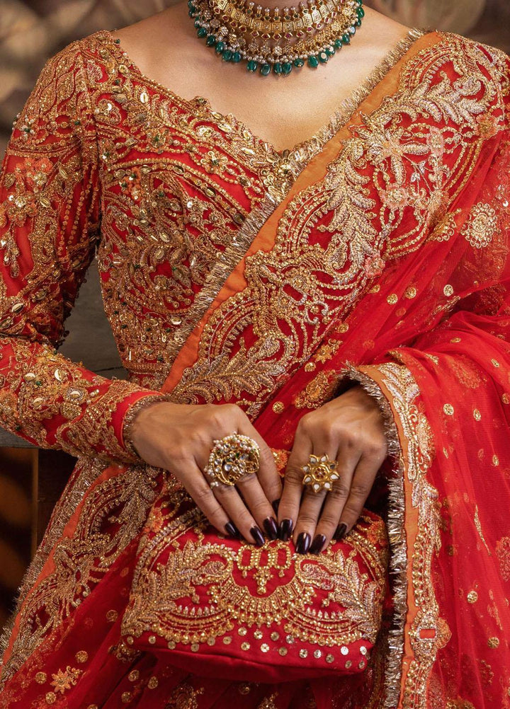 Jahan By Erum Khan Embroidered  Suits Unstitched 3 Piece EK22J Bano - Wedding Collection