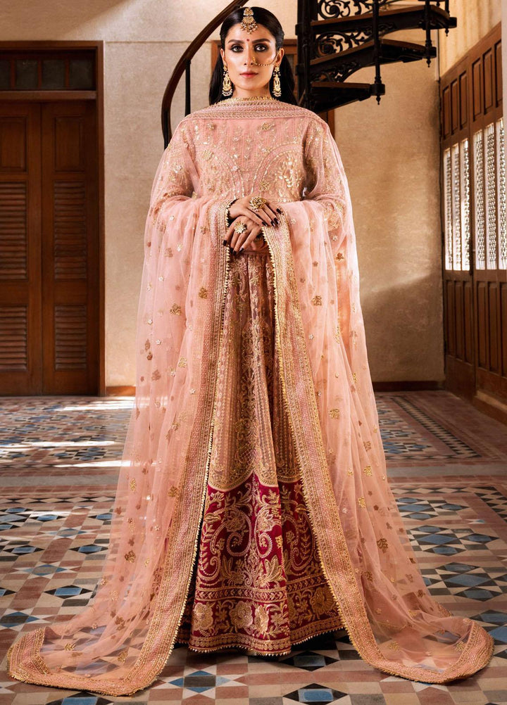 Jahan By Erum Khan Embroidered  Suits Unstitched 3 Piece EK22J Kanwal - Wedding Collection