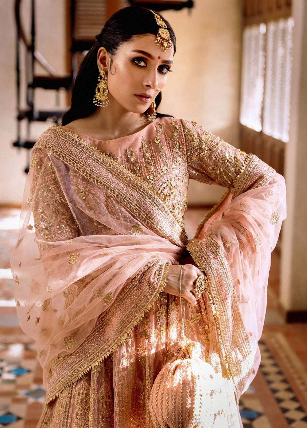 Jahan By Erum Khan Embroidered  Suits Unstitched 3 Piece EK22J Kanwal - Wedding Collection
