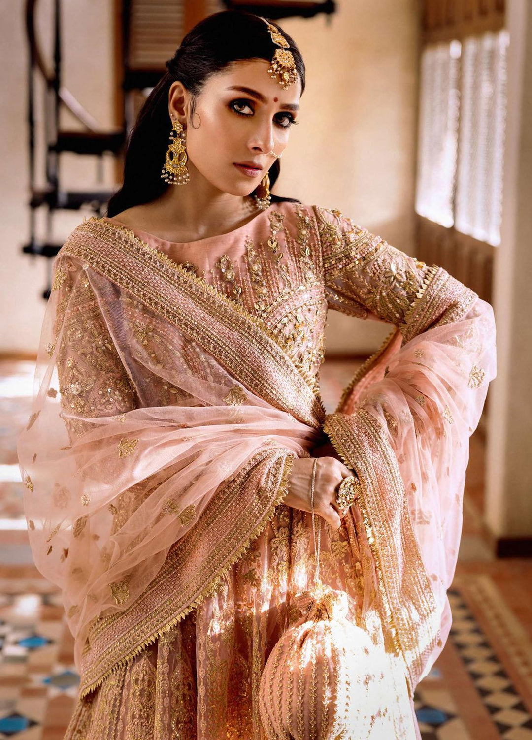 Jahan By Erum Khan Embroidered  Suits Unstitched 3 Piece EK22J Kanwal - Wedding Collection