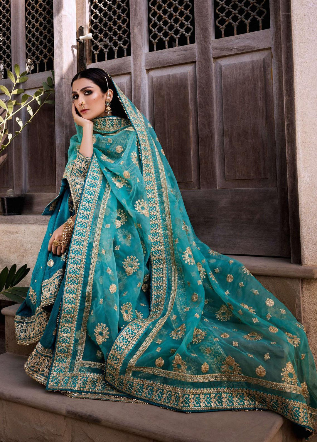 Jahan By Erum Khan Embroidered  Suits Unstitched 3 Piece EK22J Kumari - Wedding Collection