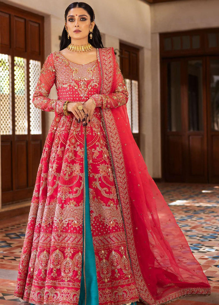 Jahan By Erum Khan Embroidered  Suits Unstitched 3 Piece EK22J Gulabo - Wedding Collection