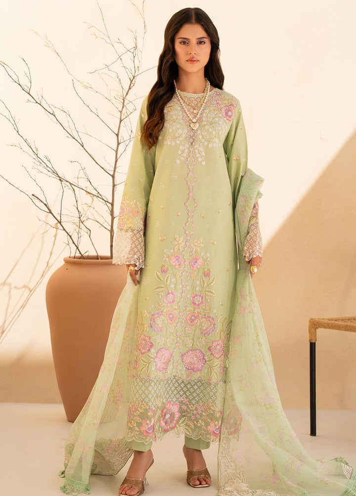 Jahan by Rajbari Embroidered Lawn Suits Unstitched 3 Piece RB25JPF D-1 B Raya - Summer Collection