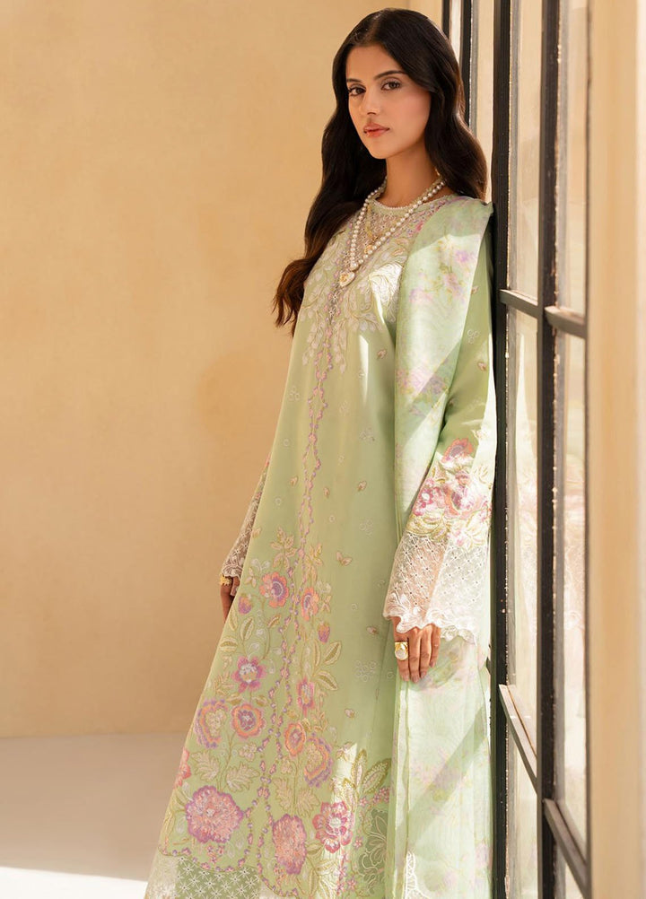 Jahan by Rajbari Embroidered Lawn Suits Unstitched 3 Piece RB25JPF D-1 B Raya - Summer Collection