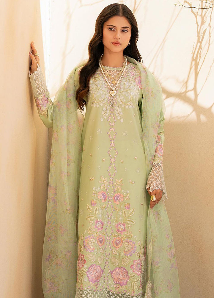 Jahan by Rajbari Embroidered Lawn Suits Unstitched 3 Piece RB25JPF D-1 B Raya - Summer Collection