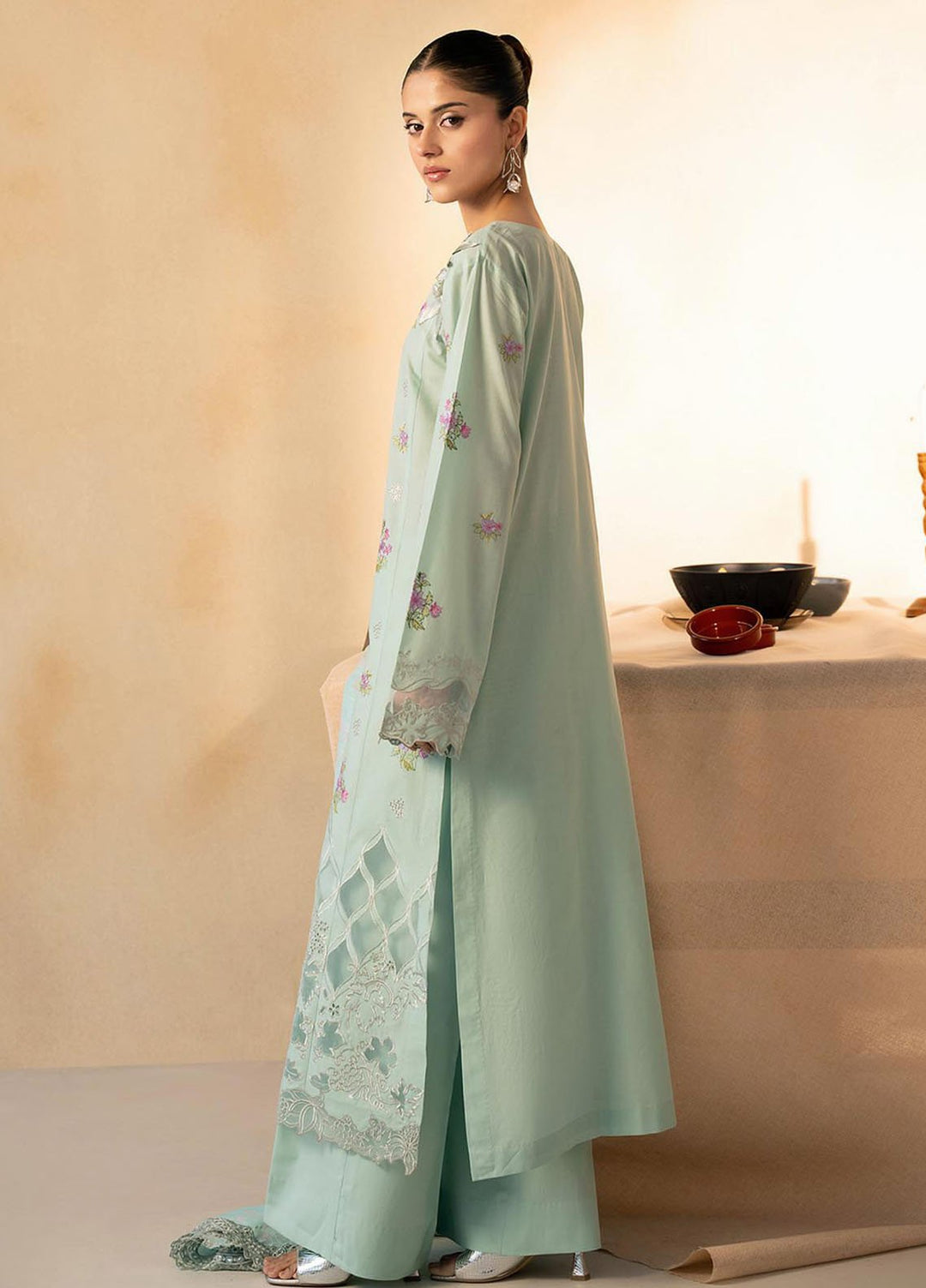 Jahan by Rajbari Embroidered Lawn Suits Unstitched 3 Piece RB25JPF D-4 A Aalya - Summer Collection