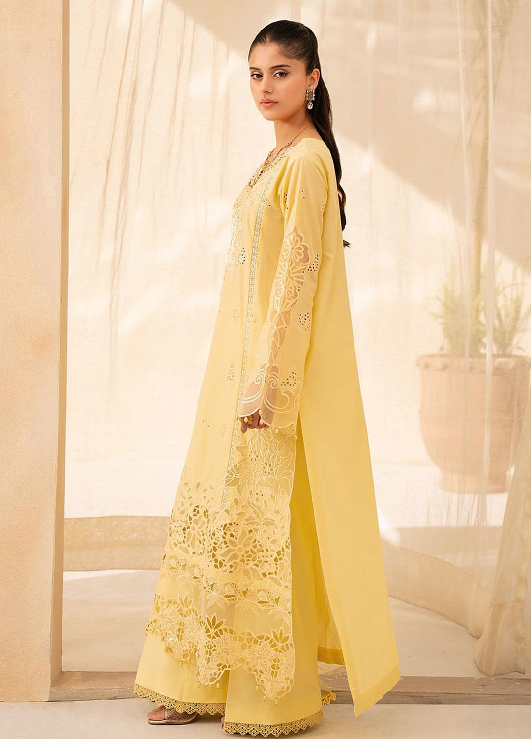 Jahan by Rajbari Embroidered Lawn Suits Unstitched 3 Piece RB25JPF D-6 A Oriya - Summer Collection