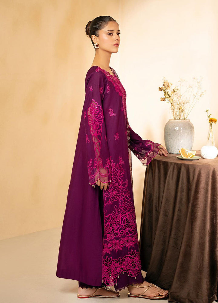 Jahan by Rajbari Embroidered Lawn Suits Unstitched 3 Piece RB25JPF D-6 B Nora - Summer Collection