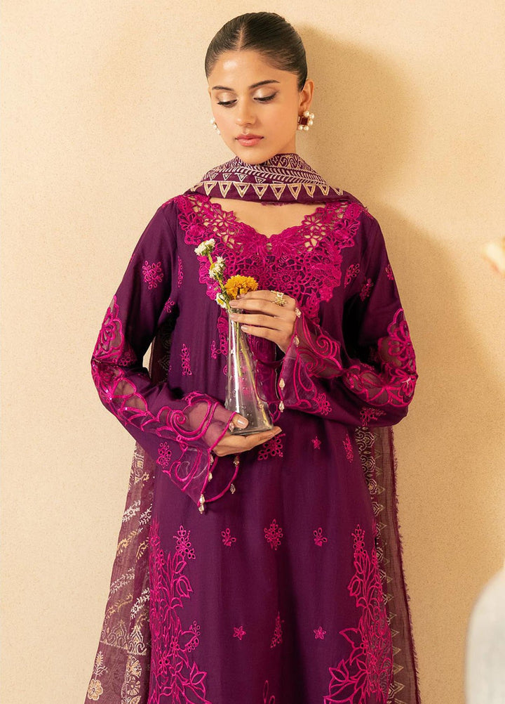 Jahan by Rajbari Embroidered Lawn Suits Unstitched 3 Piece RB25JPF D-6 B Nora - Summer Collection