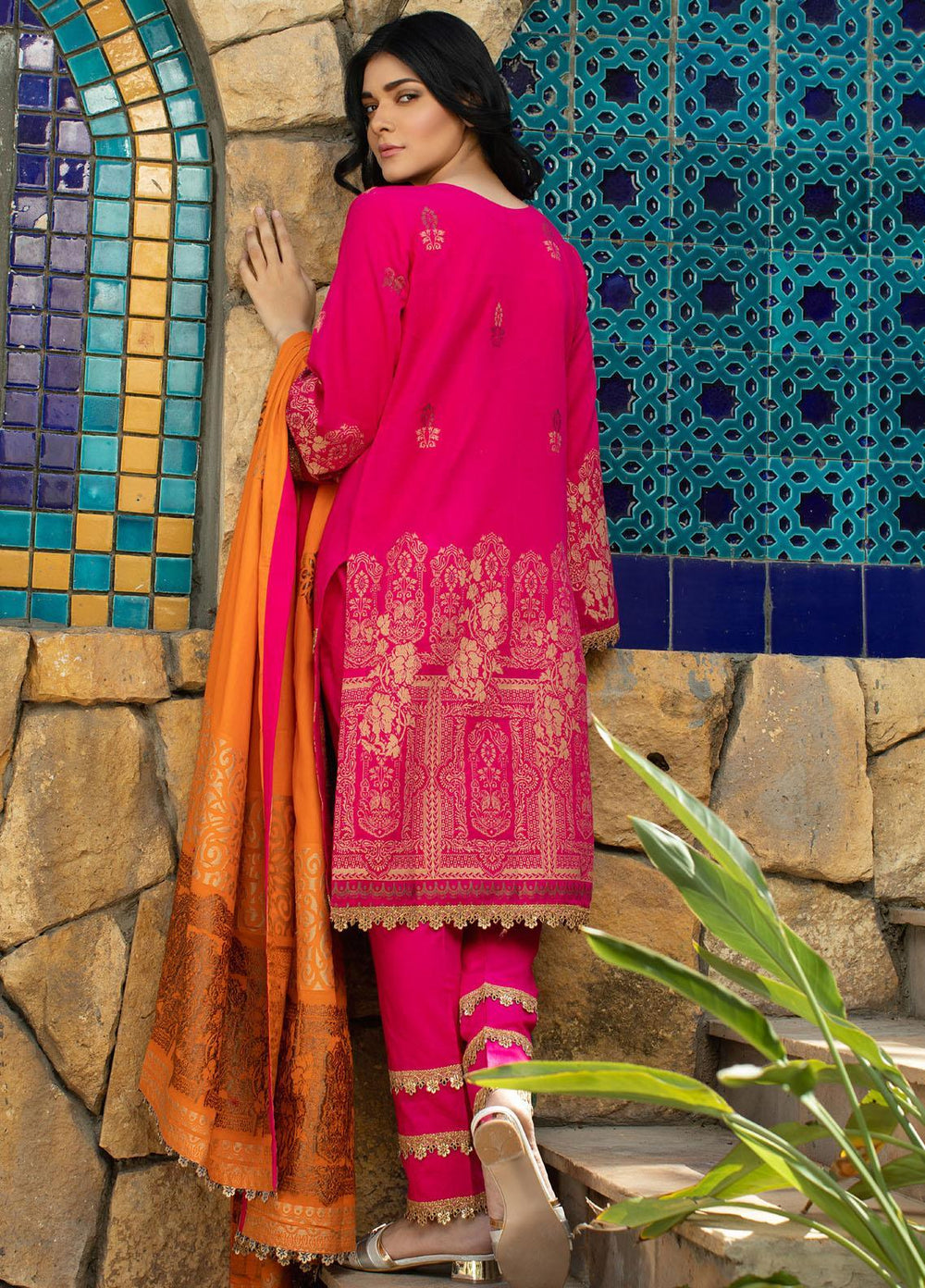 Jahan by AB Textiles Embroidered Lawn Suits Unstitched 3 Piece AB21TT 03 - Summer Collection