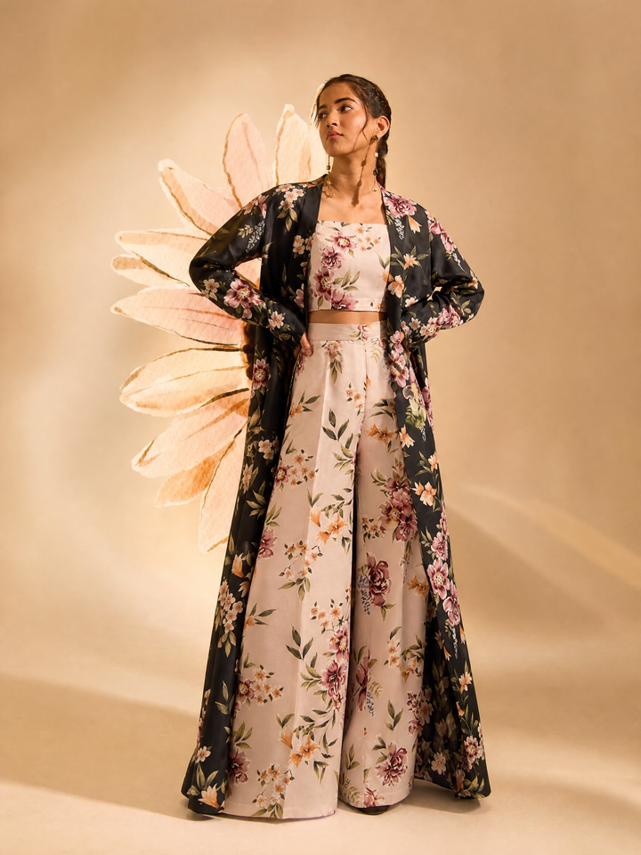 Ember Rose by Jahaan RTW Printed Lawn Silk 3 Piece Suit Verdena Casual Collection