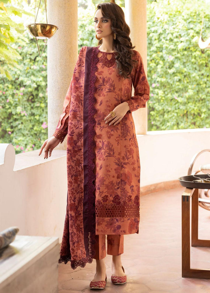 Jahanara By Iznik Embroidered Slub Suits Unstitched 3 Piece IZ23J IJK 09 Nasim - Winter Collection